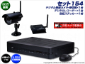 〔セット154〕屋内カラーボックス型カメラ1台とデジタルレコーダー(ディスク内蔵済)防犯カメラセット