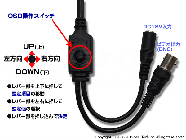 OSD操作部