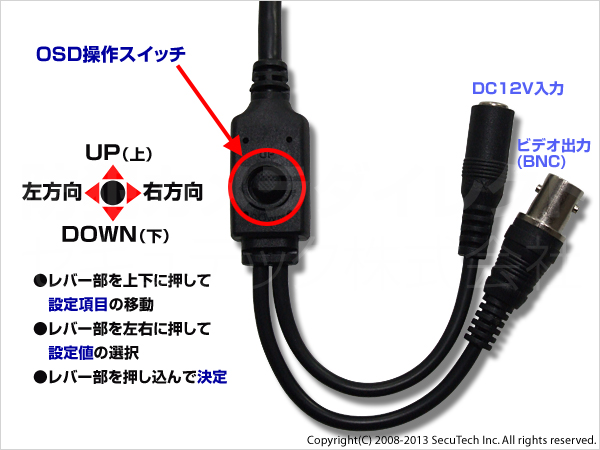 OSD操作部