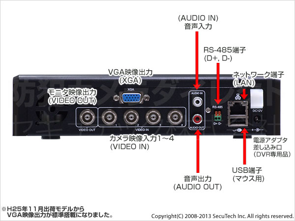 本体背面