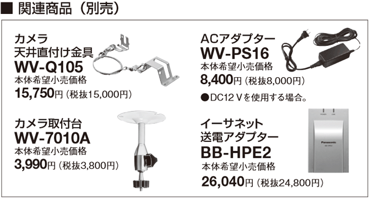 DG-SF438/WV-SF438】Panasonic i-proシリーズ 全方位