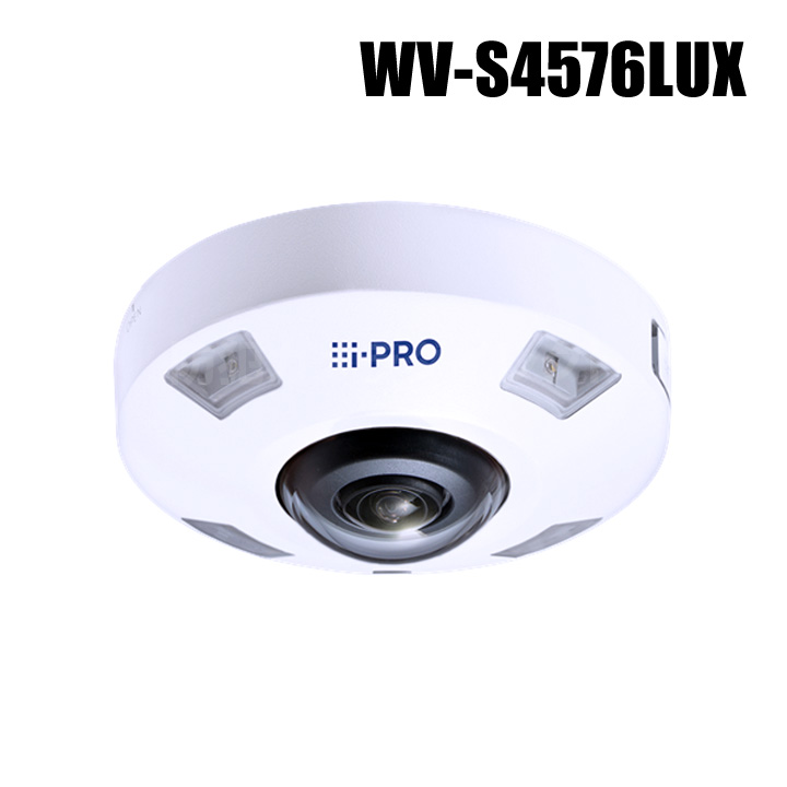 【新品】最新i-PRO ネットワークカメラ 2台他セット WV-S4576LUX WV-S4576LUX パナソニック i-PRO 屋外対応 12MP AI全方位