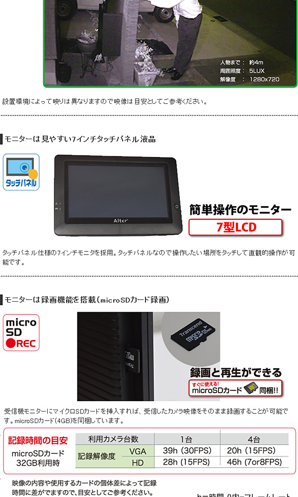 AT-8801】キャロットシステムズ製 ハイビジョン無線カメラ