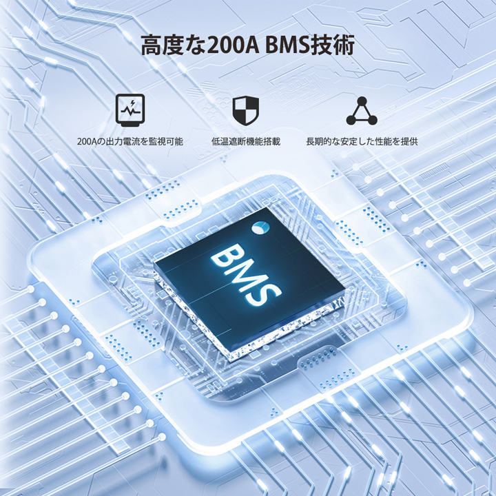 RENOGY RBT12200LFP-BT リン酸鉄リチウムイオンバッテリー ヒート機能付き Pro シリーズ 12V 200Ahスマートリン酸鉄