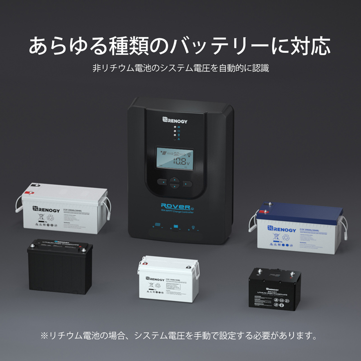 RNG-CTRL-RVR40-BT】レノジー RENOGY MPPT チャージ コントローラー